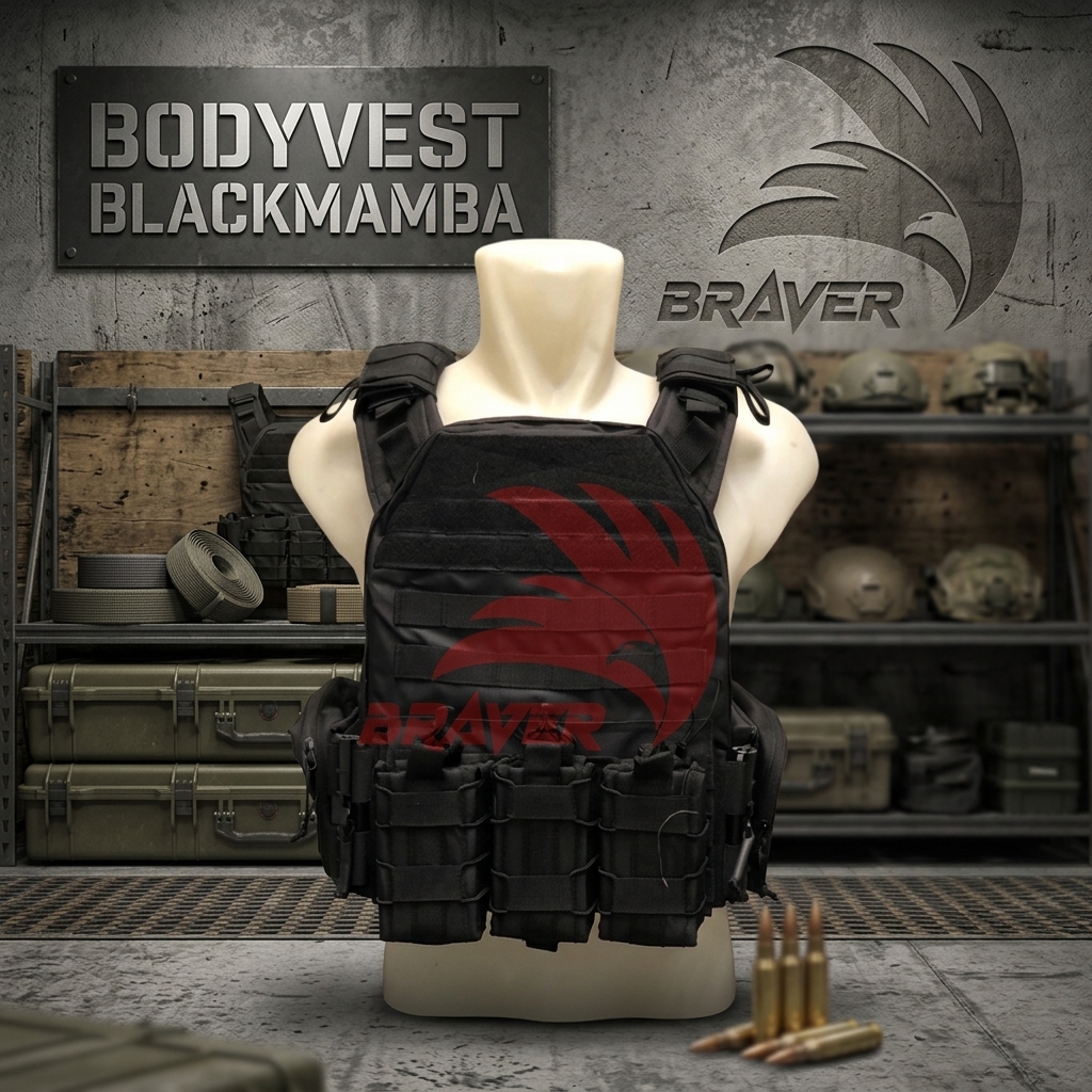 BODYVEST BLACKMAMBA HITAM
