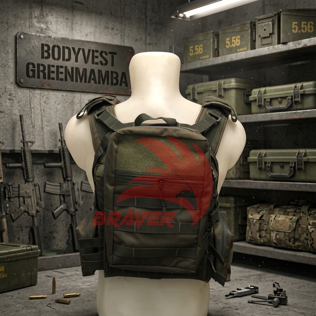 BODYVEST GREENMAMBA HIJAU