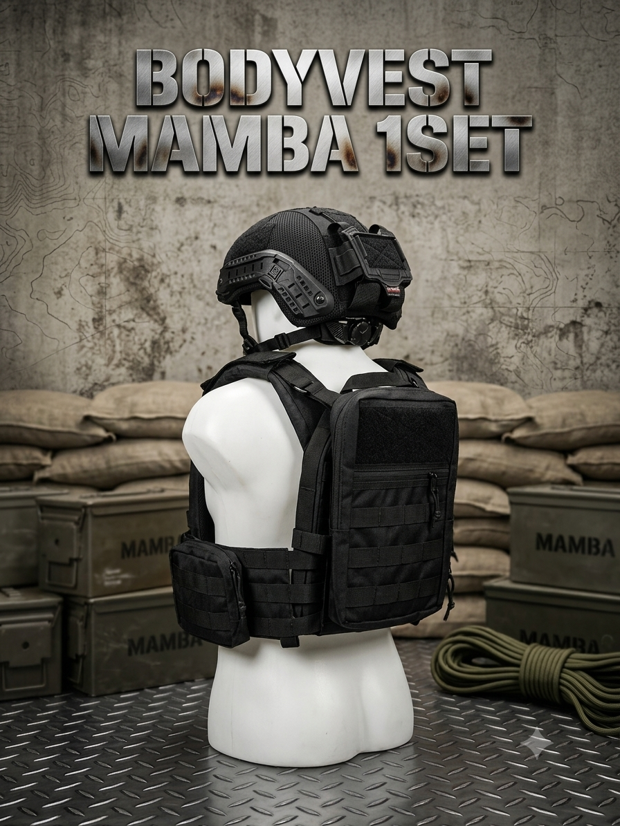 BODYVEST SET MAMBA VEST+HELM+SANDANG